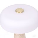 Ver imagem 2 de Abajur /luminária com Base em Mármore e Cúpula de Vidro Mart