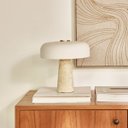 Ver imagem 4 de Abajur /luminária com Base em Mármore e Cúpula de Vidro Mart