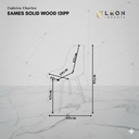 Ver imagem 3 de Cadeira Charles Eames Solid Wood 131pp Rosa