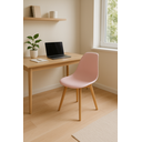 Ver imagem 4 de Cadeira Charles Eames Solid Wood 131pp Rosa