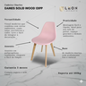 Cadeira Charles Eames Solid Wood 131pp Rosa - 2