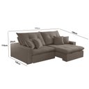 Ver imagem 3 de Sofá 250 Cm Braço 25 Cm Retrátil e Reclinável Império Meu Sofá Online