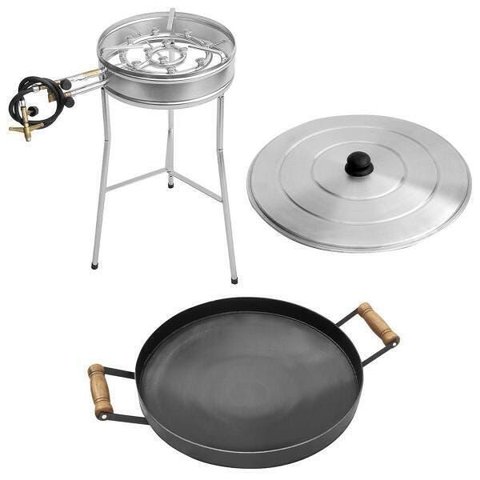 Kit Fogareiro Duplo 110.1 Disco Arado 43cm 051 e Tampa 160.2