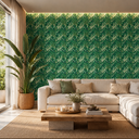 Ver imagem 2 de Papel de Parede Adesivo Decorativo Botanic Folhagens - Kit 10 Metros