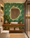 Ver imagem 5 de Papel de Parede Adesivo Decorativo Botanic Folhagens - Kit 10 Metros