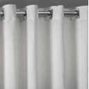 Ver imagem 3 de Cortina Tecido Linho 4,00M De Largura X 2,50M De Altura Branco Para Sala Ou Quarto