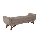 Ver imagem 1 de Puff Recamier 195cm Neville P02 Veludo Bege Mpozenato