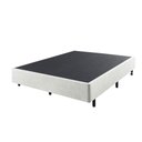 Ver imagem 2 de Cama Box Casal Reforçada 138x188 + Colchão Ecoline Ecoflex Espuma D23 Courino Linho