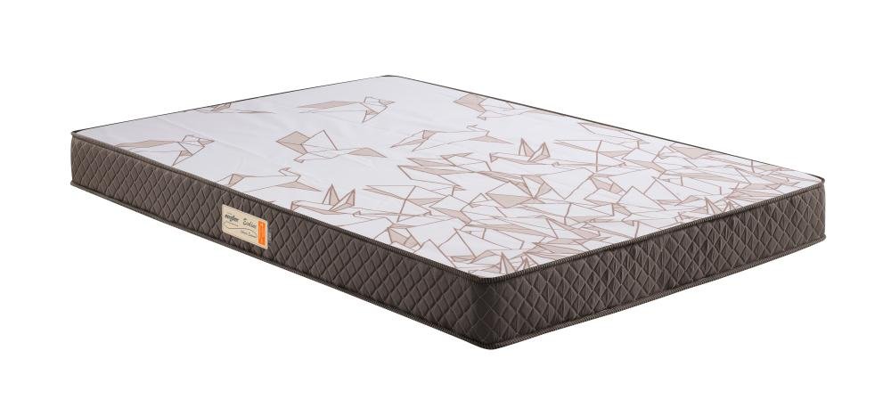 Cama Box Casal Reforçada 138x188 + Colchão Ecoline Ecoflex Espuma D23 Courino Linho - 4