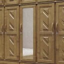 Ver imagem 5 de Guarda-roupa Tripartido 10 Portas 6 Gavetas Berlim Imbuia Madeira Pinus - Cavazotto