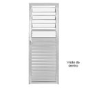Ver imagem 2 de Porta de Alumínio Brilhante de Cozinha Basculante Cmc Modular - Lado Esquerdo - 2.10 (a) X 0.80 (l)