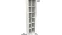 Ver imagem 2 de Armário Colmeia Mirela M10 100% Mdf Closet Expositor Roupa
