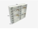 Ver imagem 1 de Kit Closet Ou Loja Armário Colmeia Cabideiro M69 100% Mdf