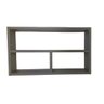 Nicho Organizador para Banheiro Cozinha Sala Quarto Despensa 50x30x10 - Cinza Tx - 2