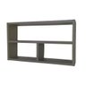 Nicho Organizador para Banheiro Cozinha Sala Quarto Despensa 50x30x10 - Cinza Tx - 1