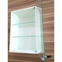 Ver imagem 1 de Vitrine Suspensa Expositor Fechadura Porta Vidro Temperado