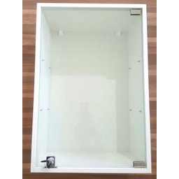 Vitrine Suspensa Expositor Fechadura Porta Vidro Temperado - 9