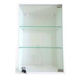 Vitrine Suspensa Expositor Fechadura Porta Vidro Temperado - 3