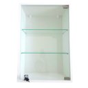 Ver imagem 3 de Vitrine Suspensa Expositor Fechadura Porta Vidro Temperado