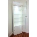 Ver imagem 7 de Cristaleira Expositor Led Porta de Vidro Branco