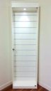 Ver imagem 1 de Expositor Canaletado Celular Porta de Vidro LED na Cor Branca