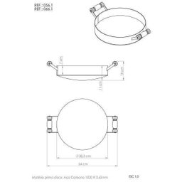 Kit Fogareiro Duplo 110.1 e Disco Arado 43cm com Borda 051 - 5