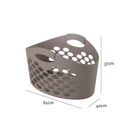 Cesto Organizador Grande Roupa Suja Coza Brinox O Melhor Top - 2