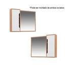 Ver imagem 4 de Espelheira de Banheiro Bn3645 80x60cm Branco - Tecno Mobili
