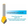 Fresa Para Acm 90° Chanfro E Dobra Acm, Acrilico, Aluminio 90 Graus Tupia 6mm - 2