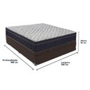 Ver imagem 3 de Cama Box Baú e Colchão Airtech 150 Espuma D45 Viúvo Ortobom Viúvo Marrom