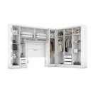 Ver imagem 4 de Guarda-roupa Modulado Casal Completo 4 Peças 8 Portas com Maleiro e Espelho Smart Espresso Móveis