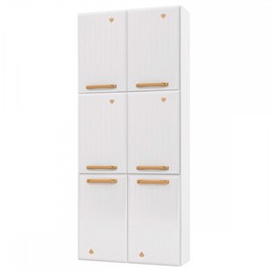 Paneleiro em Aço Diamante 6 Portas Branco 818309 - Telasul