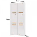 Ver imagem 3 de Paneleiro em Aço Diamante 6 Portas Branco 818309 - Telasul