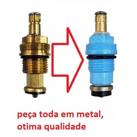 Reparo em Latão Mvs para Torneiras Forusi 1157 2170 2172 Sl 3/8x36mm (atual) - 020603