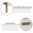 Ver imagem 6 de Armário de Cozinha Compacta Fidelitá Malta 122cm 4 Portas 1 Gaveta sem Tampo e Fundo