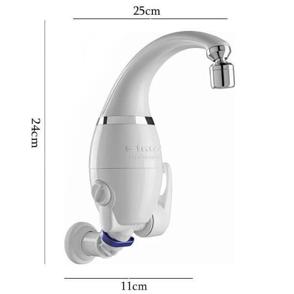 Torneira Eletrônica Sintex 127V 5500W Com Resistência Extra - 2