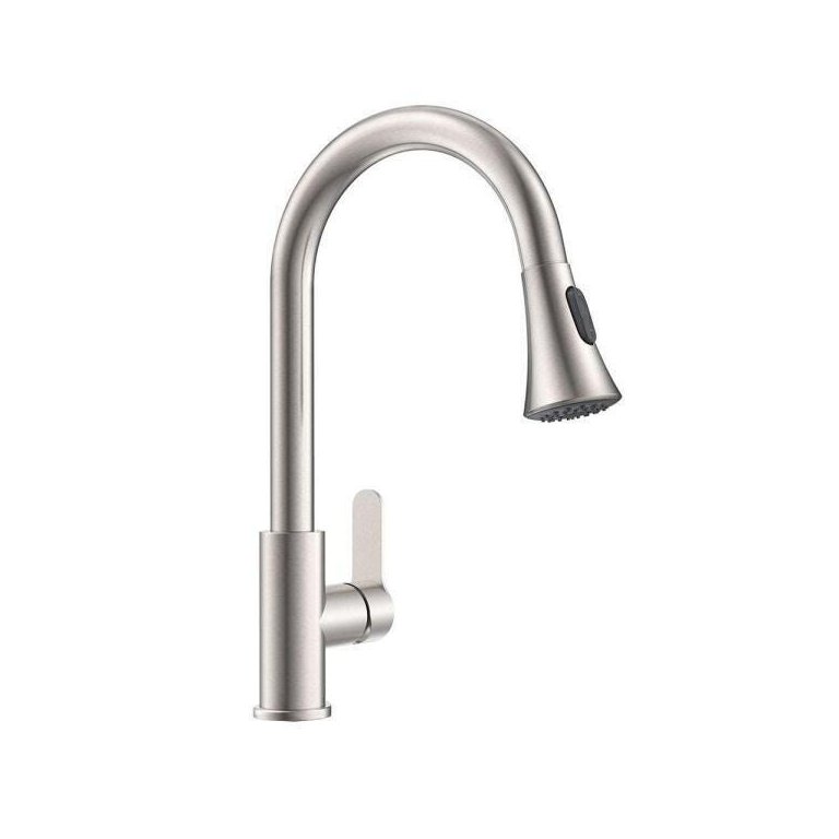 Torneira Goumet Pull Down Cozinha Metal Escovado Mesa