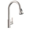 Torneira Goumet Pull Down Cozinha Metal Escovado Mesa - 1