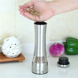 Moedor de Pimenta Sal Grosso Lorben Triturador Manual Tempero Aço Inox 21 Cm - 5