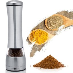 Moedor de Pimenta Sal Grosso Lorben Triturador Manual Tempero Aço Inox 21 Cm - 3