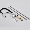 Ver imagem 4 de Torneira Cozinha Gourmet Flexivel Monocomando Preto