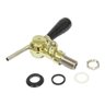 Torneira Belga Para Chopp Dourada Com Fluxo Lateral - Talos - 1