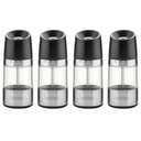 Ver mais imagens de Kit 4 Moedor Sal Grosso Pimenta Tramontina Manual Inox Especiarias Realce Preto