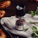 Ver imagem 1 de Kit 4 Moedor Sal Grosso Pimenta Tramontina Manual Inox Especiarias Realce Preto