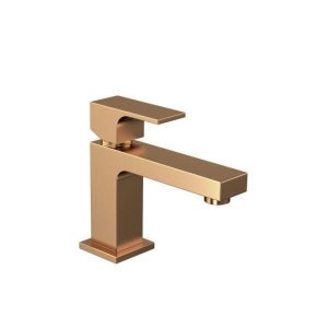 Misturador de Mesa para Lavatório Unic Bica Baixa Gold Matte - Deca