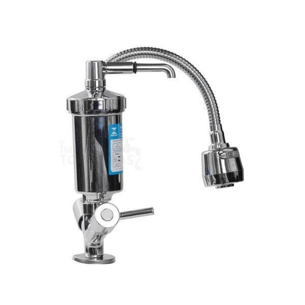 Torneira Gourmet Com Filtro Mesa/bancada C-61 1/4v Metal Cr. - 3