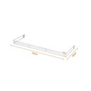 Ver imagem 2 de Aparador Aramado Organizador em U 30x73 Cm Ponta New Plus Branco - Sa Gôndolas