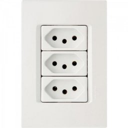 Tomada Tripla 4X2 com 3 Tomadas 2P+T 20A 250V - 1