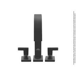 Torneira Misturador Banheiro Preto Fosco Siena Black 1876 - 4
