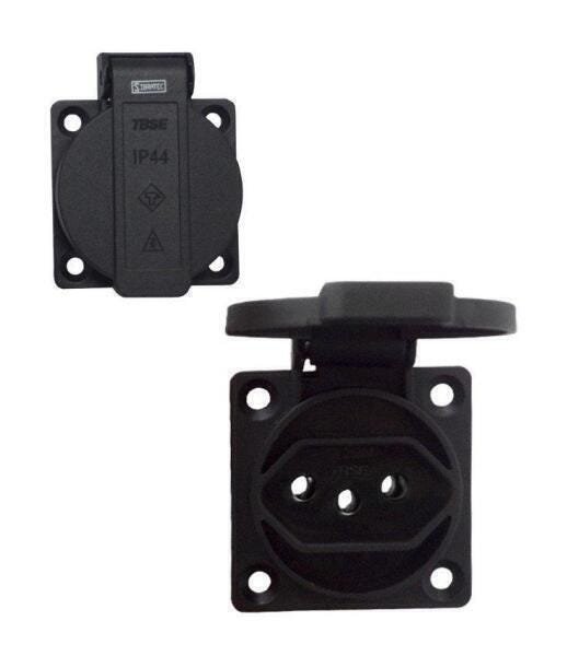 Tomada Sibratec Embutir 2P+T 20A 7861 - 1